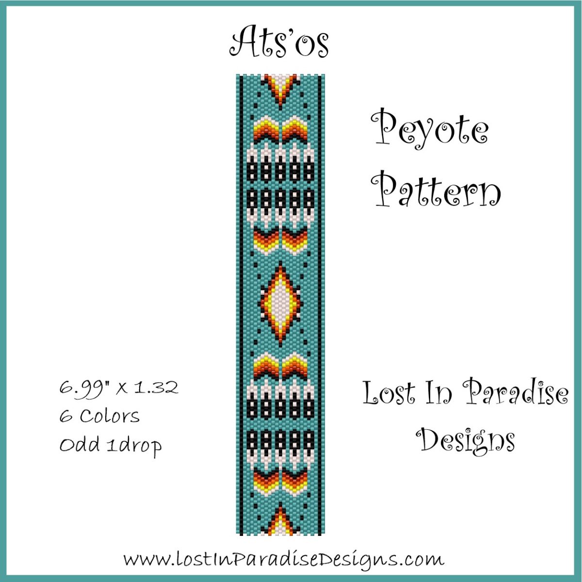 Atsos Peyote Pattern – Lost In Paradise Designs